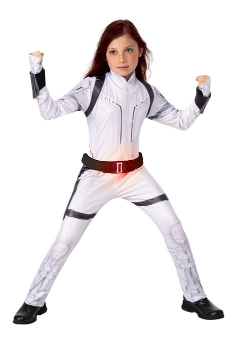 Child Black Widow Deluxe White Suit