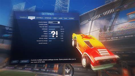 My Rocket League Settings And Car Presets Youtube
