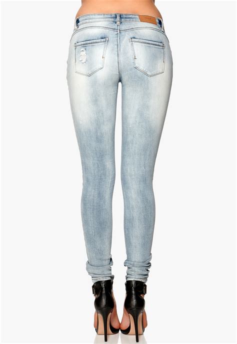 Only Ultimate Skinny Jeans Light Blue Denim Bubbleroom
