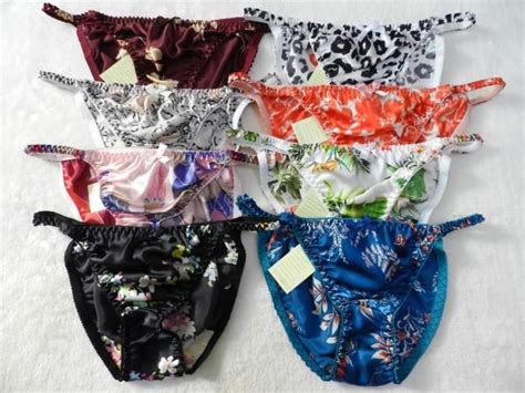 100 silk flower women s string bikinis underwear size s m l xl xxl 26 41 sexy women s silk