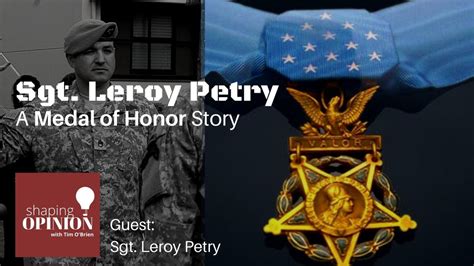 Sgt Leroy Petry A Medal Of Honor Story
