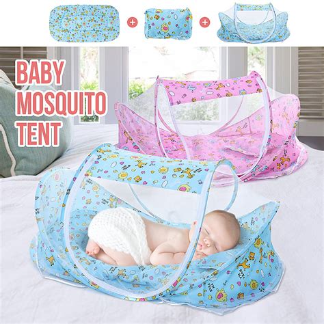 Portable Foldable Infant Mosquito Tent Travel Bed Crib Canopy Net