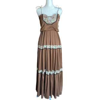 Vintage Vintage S Candi Jones California Cottage Gunne Sax Dress