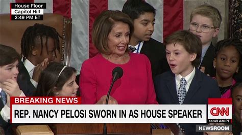 Nancy Pelosi Takes The Oath Of Office