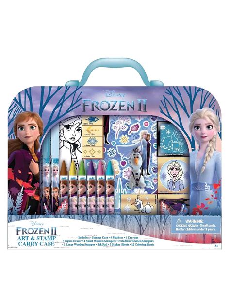 Elsa and lizard bruni frozen 2. Disney Frozen 2 Princess Anna & Elsa Art Stamp Set with ...