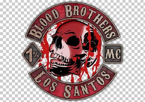 Motorcycle Club Grand Theft Auto V Embroidered Patch Colors Png