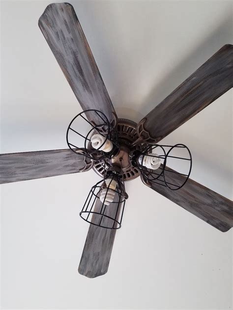 Ceiling fan that we painted the blades using paint from home depot. How to Paint a DIY Ceiling Fan | Painting ceiling fans ...