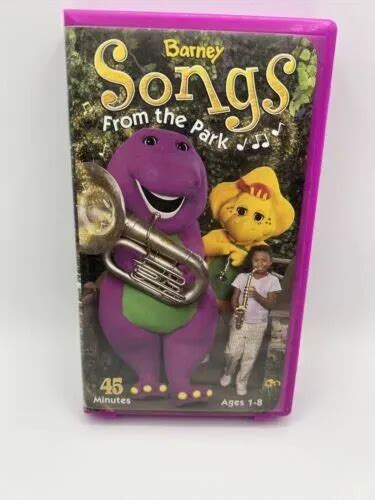 Barney Friends Songs From The Park Vhs 2003 45 Minutes Ages 1 8 Vhs
