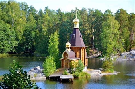 13 декабря празднуется память первого из христовых апостолов андрея первозванного. Церковь Андрея Первозванного на Вуоксе, п Васильево ...