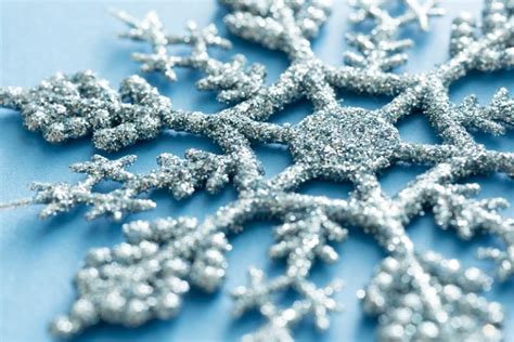 Photo Of Glittery Silver Christmas Snowflake Detail Free Christmas Images