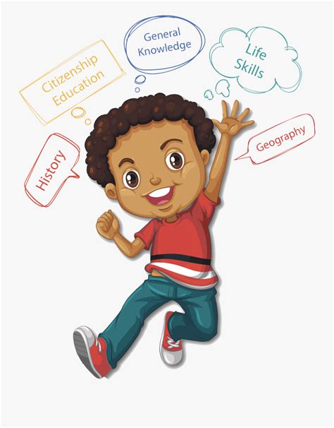 African American Boy Cartoon Free Transparent Clipart Clipartkey