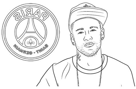 Desenhos Do Neymar Para Imprimir E Colorir Pintar