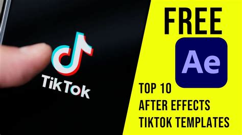 FREE 10 Best After Effects TikTok Templates download - YouTube