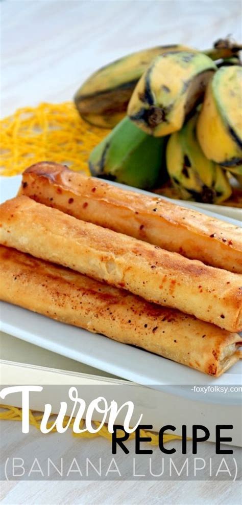 Turon is a popular snack and street food amongst filipinos. Turon Recipe (Banana Lumpia) | Recipe | Turon recipe, Food ...