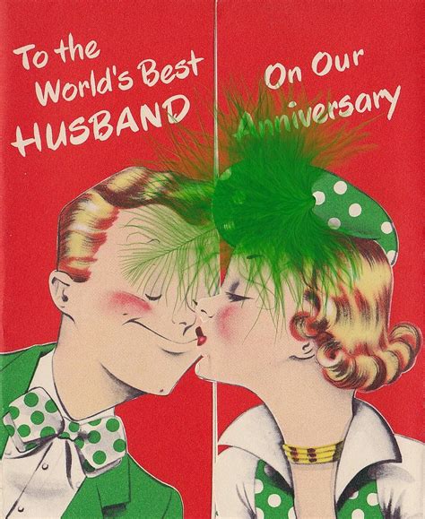 Happy Anniversary Card Wedding Anniversary Cards Anniversary Cards Vintage Cards