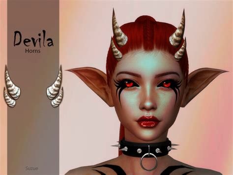 The Sims Resource Devila Horns By Suzue Sims 4 Downloads