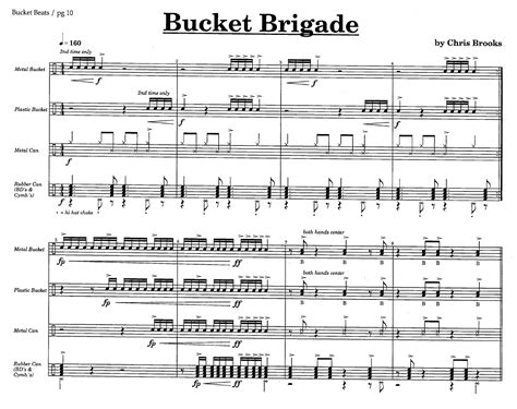 Some of the sheet music is printable and will help you get started with basic drum beats all the way to advanced songs. Bucket Beats by Chris Crockarell & Chris Brooks| J.W. Pepper Sheet Music | Bucket drumming ...