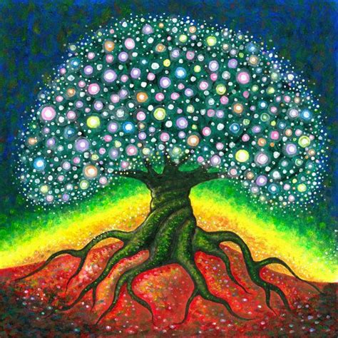 Pin By Heather Roberts On De Aqu De All Tree Of Life Painting