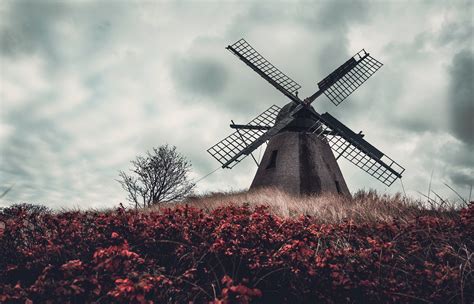 Windmill Hd Wallpaper