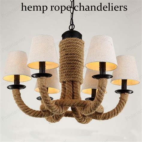 6 Head Retro Ceiling Chandelier Lamp Personality Decorative Bedroom