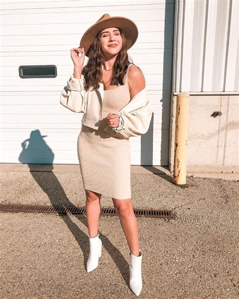 30 Outfits With White Boots To Inspire You All Year Fashion