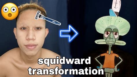 Turning Myself Into Squidward In Spongebob Squarepants Transforming