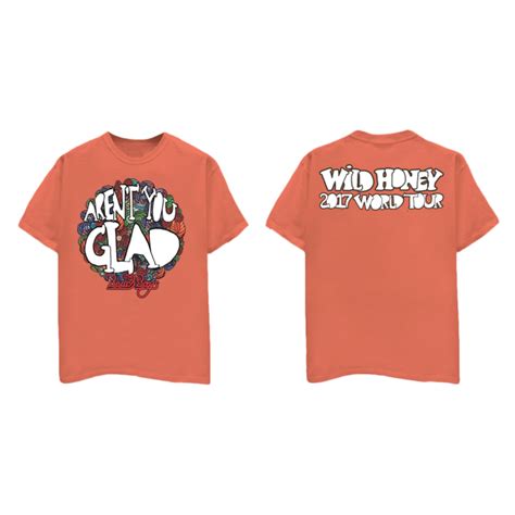 Arent You Glad Orange T Shirt The Beach Boys Official Store