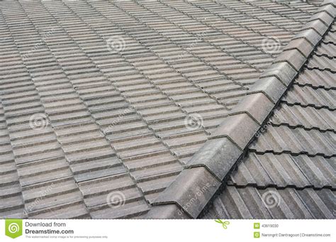 Black Tiled Roof For Background Usage Stock Photo Image Of Rooftop