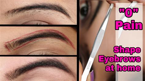 How To Do Your Eyebrows At Home Without Makeup Saubhaya Makeup