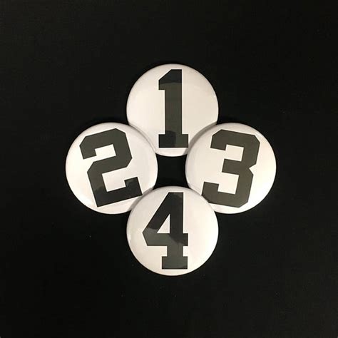 Number Badges Taylor Made Trophies