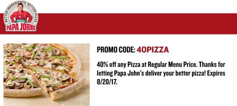 Papa Johns February 2021 Coupons And Promo Codes 🛒