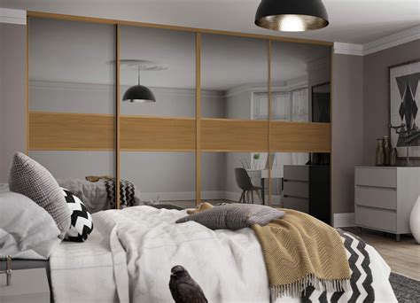 For A Contemporary Style Use Classic 3 Panel Sliding Wardrobe Doors In