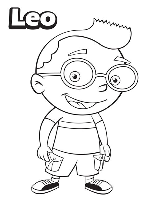 Little Einstein Rocket Ship Coloring Pages