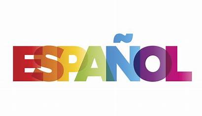 Spanish Word Banner Espanol Clipart Text Vector