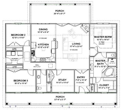 Custom House Home Build Plans Split Ranch 3 4 Bed 2088 Sf Pdf File Barn