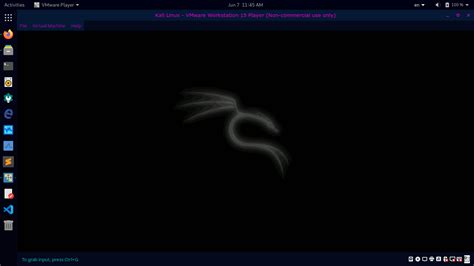 Boot Kali Linux In Vmware Blinking Cursor Top Right Black Screen
