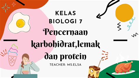 Biologi 7 Pencernaan Karbohidrat Lemak Dan Protein Youtube