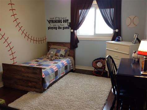 Pin By Joy Towns On For The Home Baseball Bedroom Sports Room Decor