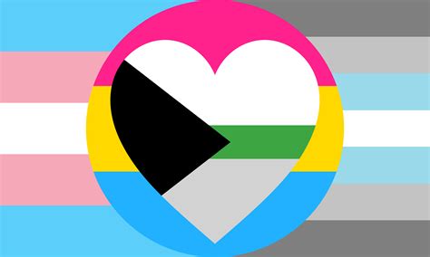 Trans Demiboy Pansexual Demiromantic Combo Flag By Pride Flags On
