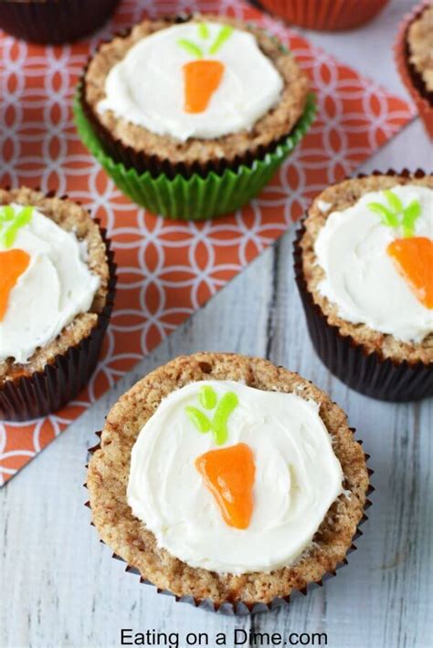 Easy Carrot Cake Cupcakes Recipe Carrot Cake Muffins