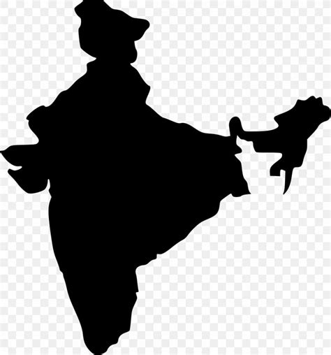 India Vector Map World Map PNG 914x980px India Black Black And