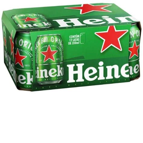 Cerveja Heineken Premium Puro Malte Pilsen Lager Unidades Lata Ml Alimentos E Bebidas