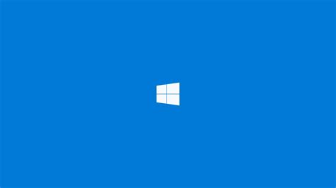 Free Download Windows 10 Wallpaper Hd In Blue Abstract With New Logo Hd