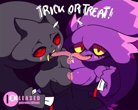 Banette And Mismagius Pokemon Drawn By Diives Danbooru