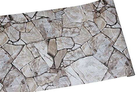 Haokhome 620511 3 Stone Wallpaper Faux Stone Peel And Stick Rock Stone