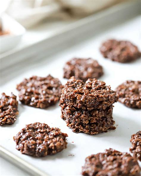 No Bake Cookies Without Peanut Butter Suburban Simplicity