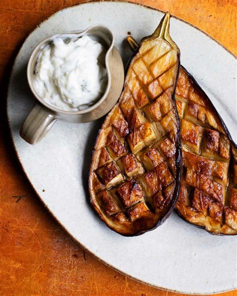 Nigel Slaters Recipes For Plum And Rosemary Cake And Baked Aubergines