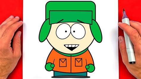 How To Draw Kyle Broflovski From South Park Easy Step By Step Drawing