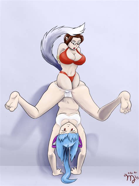 Rule 34 Anal Anal Vore Female Hand Stand Tagme Vore Yuri 1271315