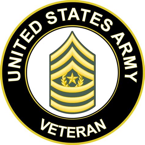 Us Army Command Sergeant Major Veteran Sticker Decal